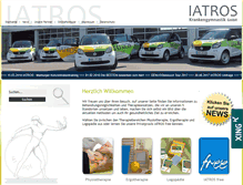 Tablet Screenshot of iatros-gmbh.de